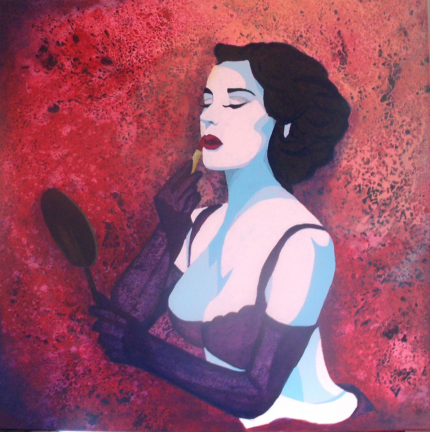 La femme au miroir BEELD kunstwerkt